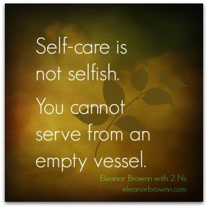 self-care is not selfish