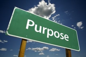 purpose sign